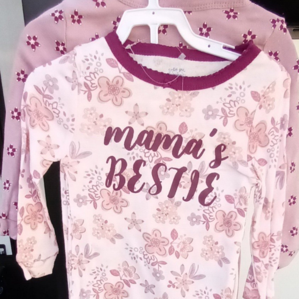 Girls Pajamas size 18 months x2